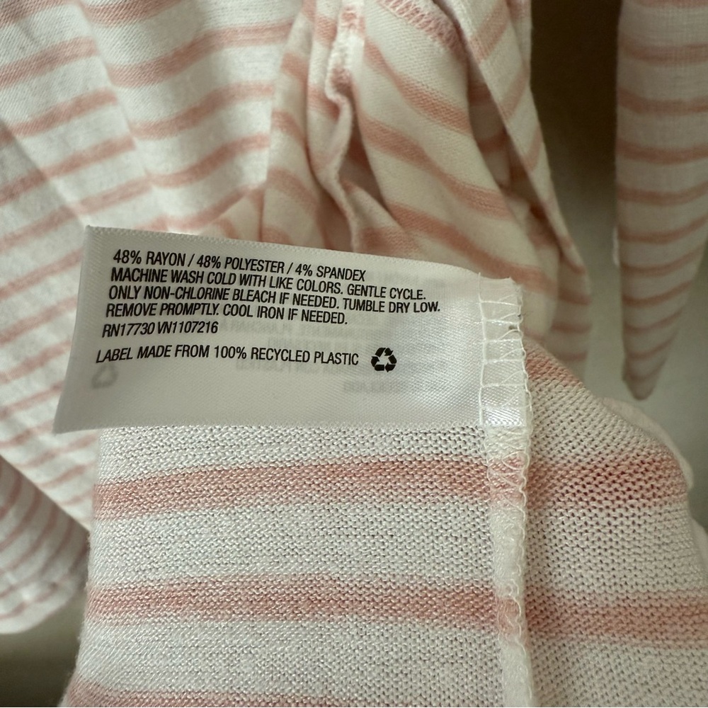 A New Day - White & Pink Cardigan Open Style- Size Medium - Picture 4 of 6